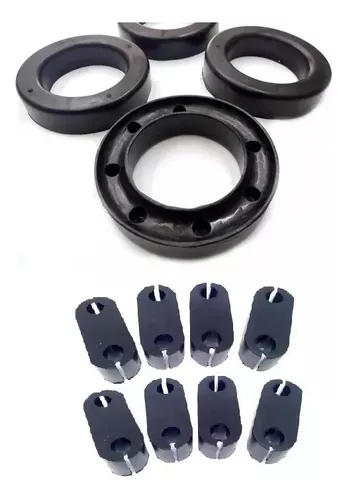Juego 4pz Aumentos 1 - 8pz Muelas Resorte Universales 1 1/2